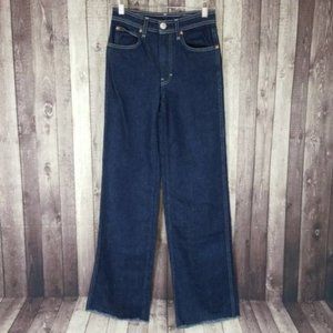 Rag Bone Derby Wide Leg Jeans In Rinse 